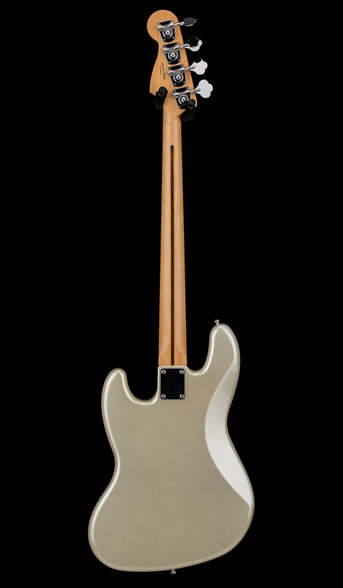 Used Fender Blacktop Jazz Bass (2011) - White Chrome Pearl #05592 with Gig Bag