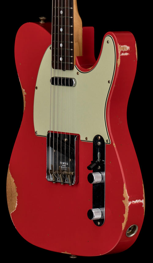 Used Fender Custom Shop 1964 Telecaster Relic (2024) - Aged Fiesta Red #78621 with Original Hard Case