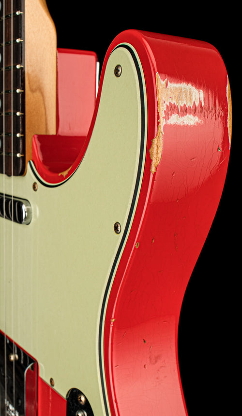 Used Fender Custom Shop 1964 Telecaster Relic (2024) - Aged Fiesta Red #78621 with Original Hard Case
