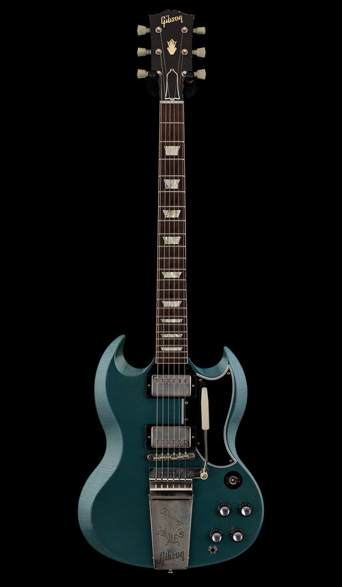 Used Gibson Custom Shop 1964 SG Standard Murphy Lab Ultra Light Aged - Pelham Blue #03964 with Original Hard Case
