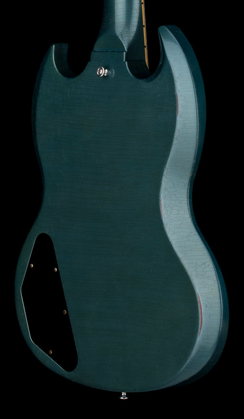 Used Gibson Custom Shop 1964 SG Standard Murphy Lab Ultra Light Aged - Pelham Blue #03964 with Original Hard Case