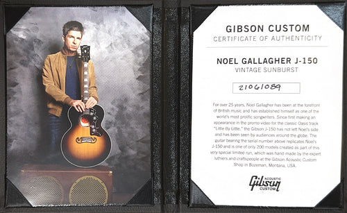 Used Gibson Limited Edition Noel Gallagher J-150 - Vintage Sunburst #61089 with Original Hard Case