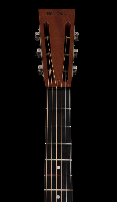 Used National NRP-B 14-Fret Resonatior - Black Rust #18917 with Original Hard Case