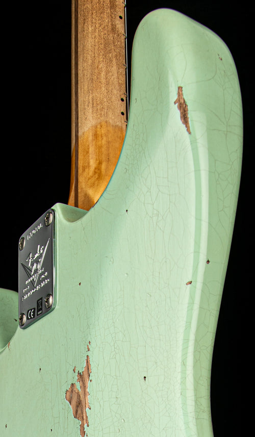 Fender Custom Shop Limited Edition Fat 1954 Stratocaster Relic with Closet Classic Hardware - Super Faded Aged Surf Green #0506