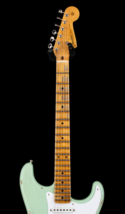 Fender Custom Shop Limited Edition Fat 1954 Stratocaster Relic with Closet Classic Hardware - Super Faded Aged Surf Green #0506