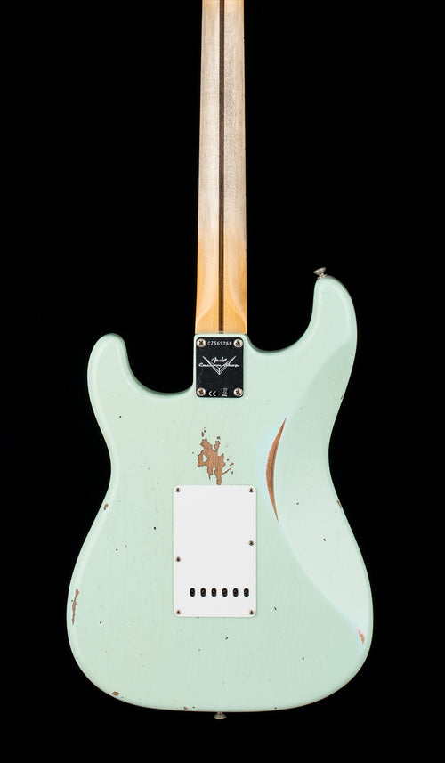 Fender Custom Shop 1958 Stratocaster Relic - Super Faded Aged Surf Green #69266