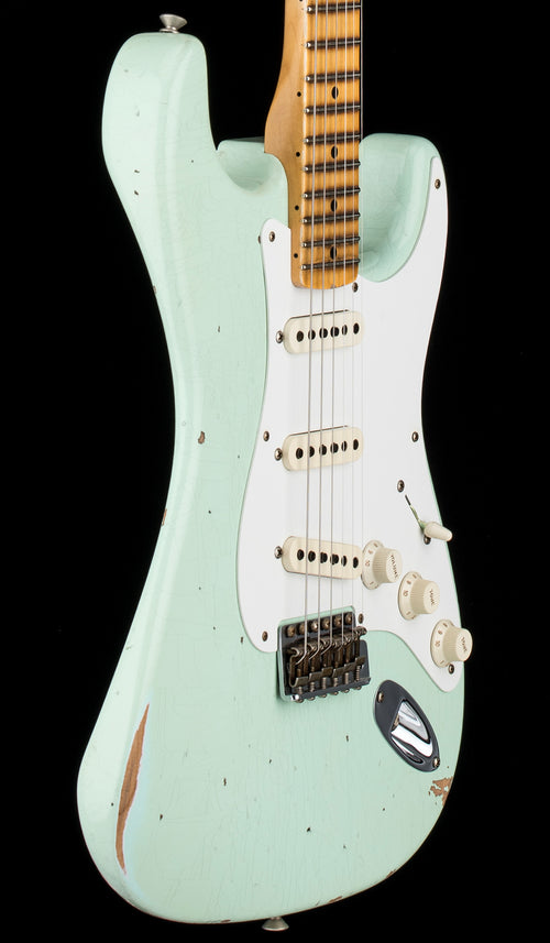 Fender Custom Shop 1958 Stratocaster Relic - Super Faded Aged Surf Green #69266