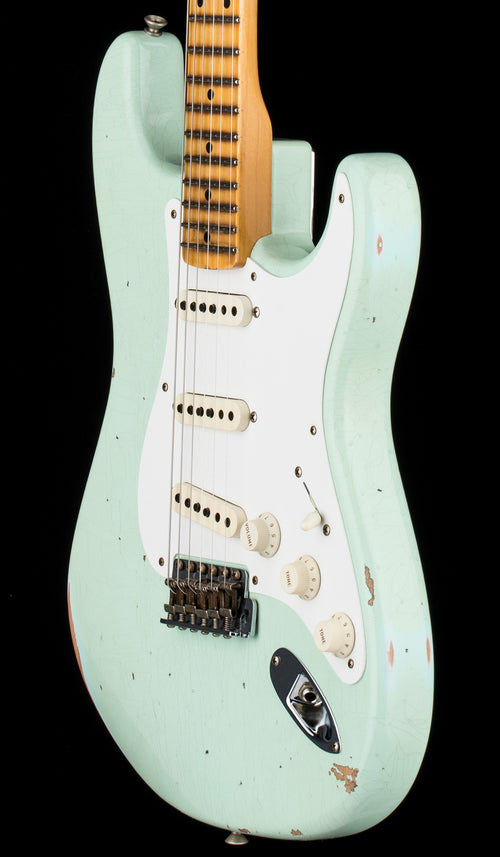 Fender Custom Shop 1958 Stratocaster Relic - Super Faded Aged Surf Green #69266