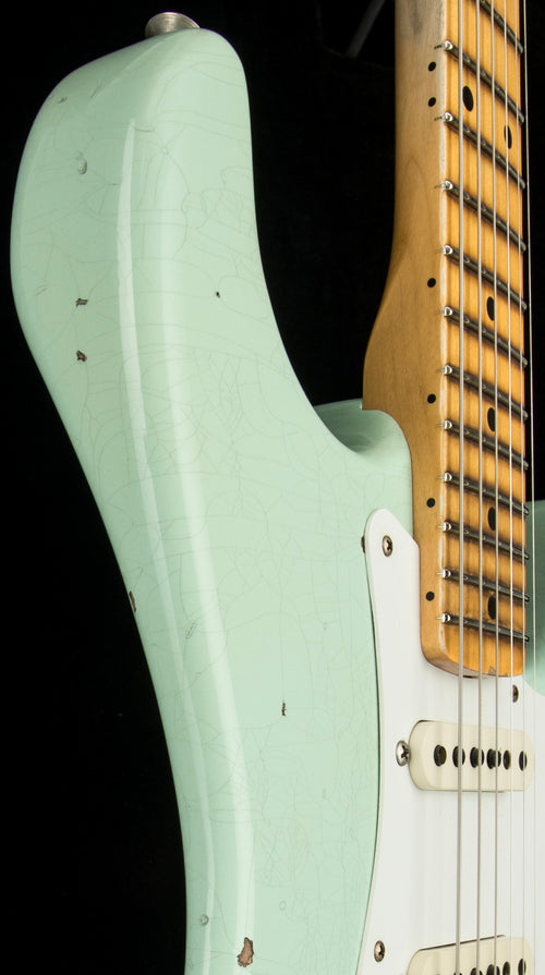 Fender Custom Shop 1958 Stratocaster Relic - Super Faded Aged Surf Green #69266