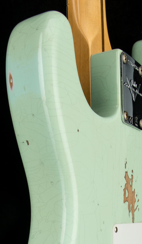 Fender Custom Shop 1958 Stratocaster Relic - Super Faded Aged Surf Green #69266