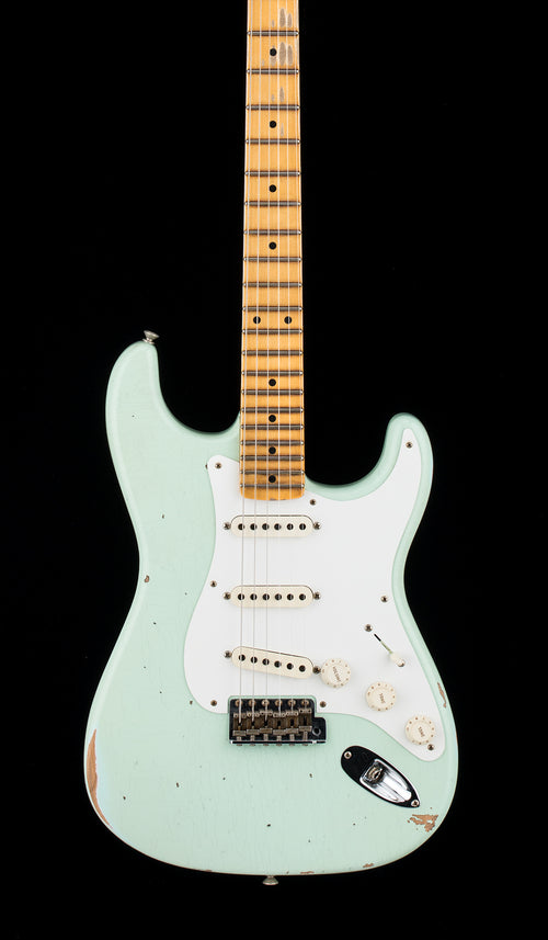 Fender Custom Shop 1958 Stratocaster Relic - Super Faded Aged Surf Green #69266