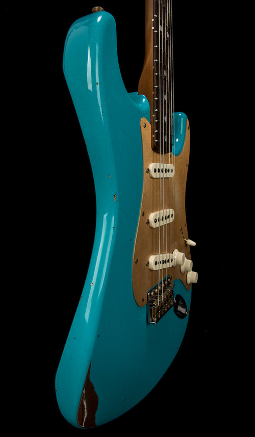 Fender Custom Shop Empire 67 Stratocaster Relic - Taos Turquoise over Copper #59518