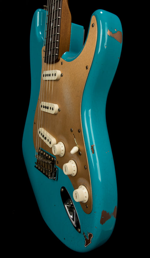 Fender Custom Shop Empire 67 Stratocaster Relic - Taos Turquoise over Copper #59518