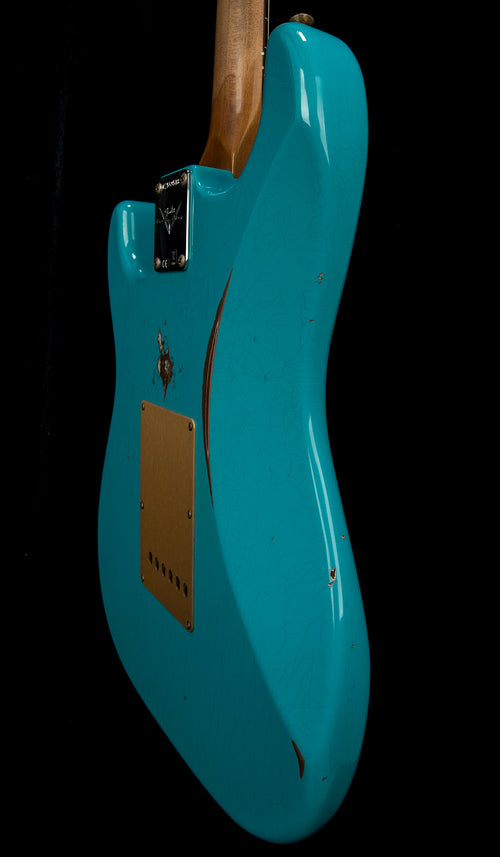 Fender Custom Shop Empire 67 Stratocaster Relic - Taos Turquoise over Copper #59518