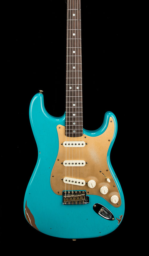 Fender Custom Shop Empire 67 Stratocaster Relic - Taos Turquoise over Copper #59518