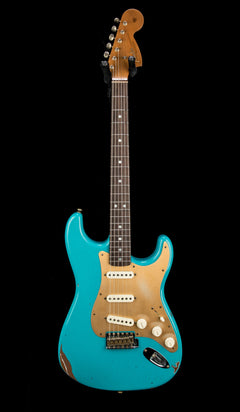 Fender Custom Shop Empire 67 Stratocaster Relic - Taos Turquoise over Copper #59518