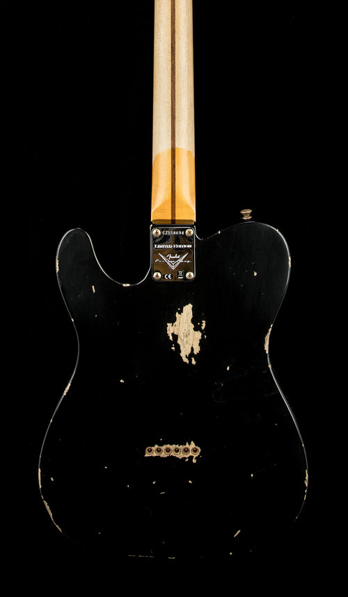 Fender Custom Shop W22 Limited Edition 54 Telecaster Relic - Aged Black #58694