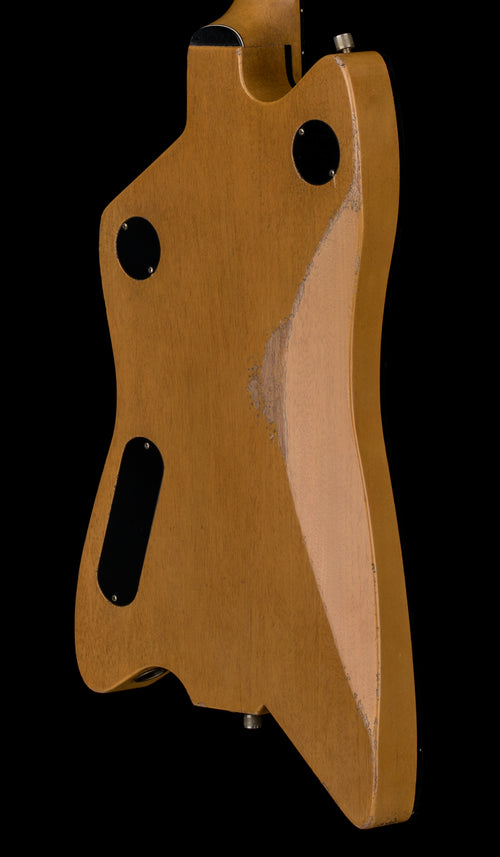 Used Gretsch Custom Shop Masterbuilt Gonzalo Madrigal G6199 Caddy Bo Relic (2022) - Super Faded TV Yellow #12396 with Original Hard Case