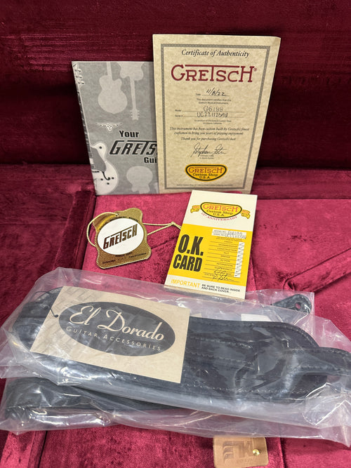 Used Gretsch Custom Shop Masterbuilt Gonzalo Madrigal G6199 Caddy Bo Relic (2022) - Super Faded TV Yellow #12396 with Original Hard Case