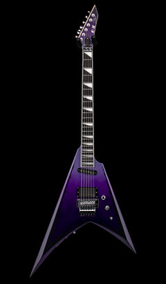 ESP E-II Alexi Ripped - Purple Fade Satin w/ Ripped Pinstripes #ES9122243 (Factory Demonstration Model)