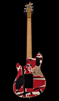 EVH Limited Edition Wolfgang Special Striped Series - Aged Red, Black, and White #50450