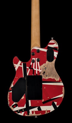 EVH Limited Edition Wolfgang Special Striped Series - Aged Red, Black, and White #50450