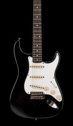 Fender Custom Shop Empire 59 Transition Stratocaster Journeyman Relic - Aged Ebony Transparent #19356