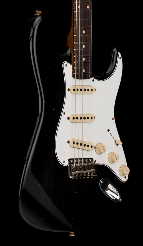 Fender Custom Shop Empire 59 Transition Stratocaster Journeyman Relic - Aged Ebony Transparent #19356