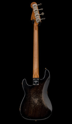 Fender Custom Shop Empire 58 Precision Bass Heavy Relic - Faded Aged Ebony Transparent #87719