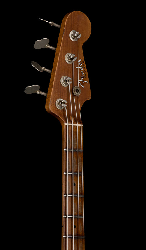 Fender Custom Shop Empire 58 Precision Bass Heavy Relic - Faded Aged Ebony Transparent #87719