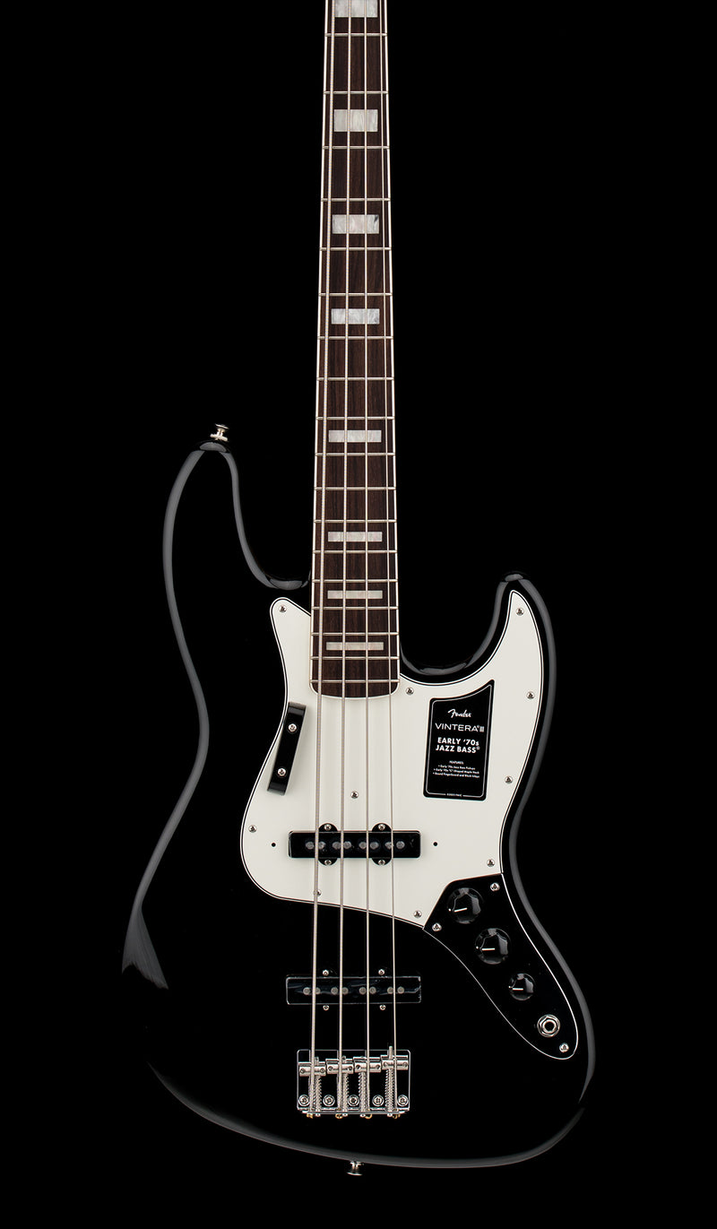 Fender Vintera III Early '70s Jazz Bass - Black #41265