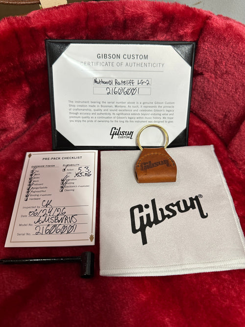 Gibson Nathaniel Rateliff Signature LG-2 Western - Vintage Sunburst #06001