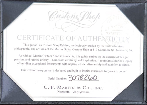 Martin Custom Shop 00-28 Style Pale Moon Ebony #78260 (Empire Music Spec)