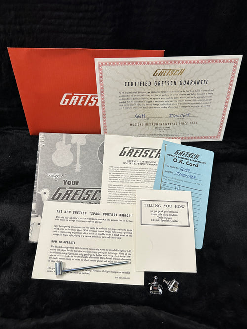 Used Gretsch Professional Collection G6199 Billy-Bo (2020) - Firebird Red #41608 with Original Hard Case