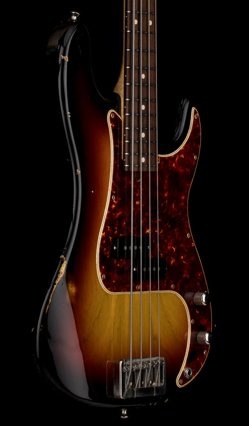 Used Mike Lull Custom P4 Bass - 3-Tone Sunburst #3515 with Original Gig Bag