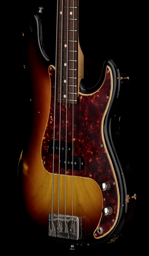 Used Mike Lull Custom P4 Bass - 3-Tone Sunburst #3515 with Original Gig Bag