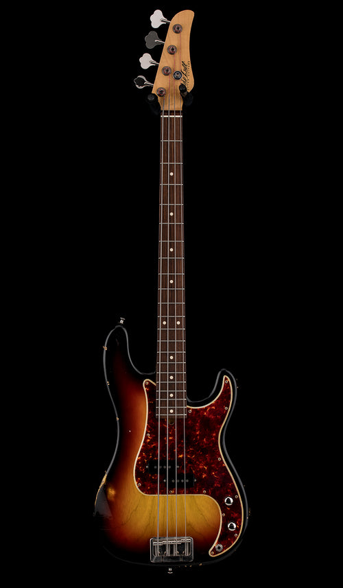 Used Mike Lull Custom P4 Bass - 3-Tone Sunburst #3515 with Original Gig Bag