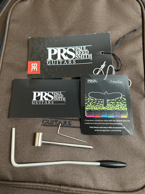 Used PRS SE DGT (2024) - Gold Top #75800 with Original Hard Case