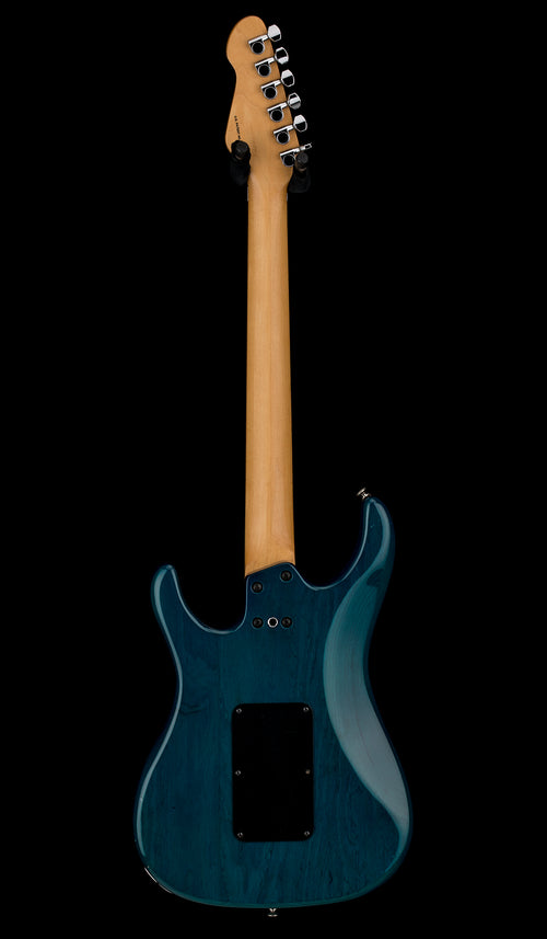 Used Peavey Axcelerator F (1994) - Transparent Blue #77574 with Gig Bag