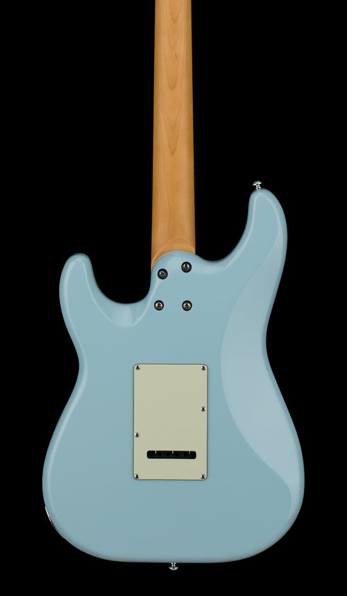 Used Schecter MV-6 (2022) - Super Sonic Blue #20332 with Gig Bag