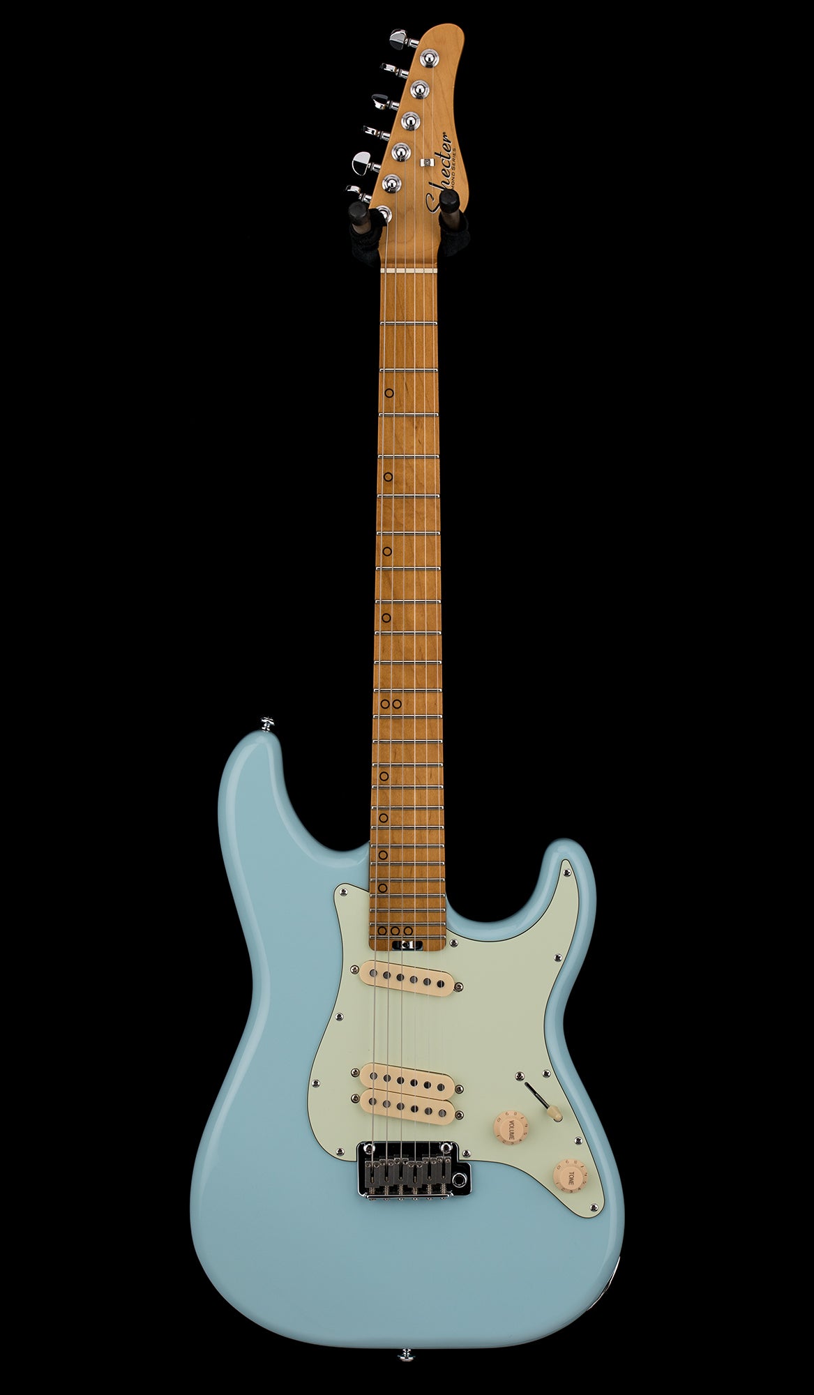 Used Schecter MV-6 (2022) - Super Sonic Blue #20332 with Gig Bag