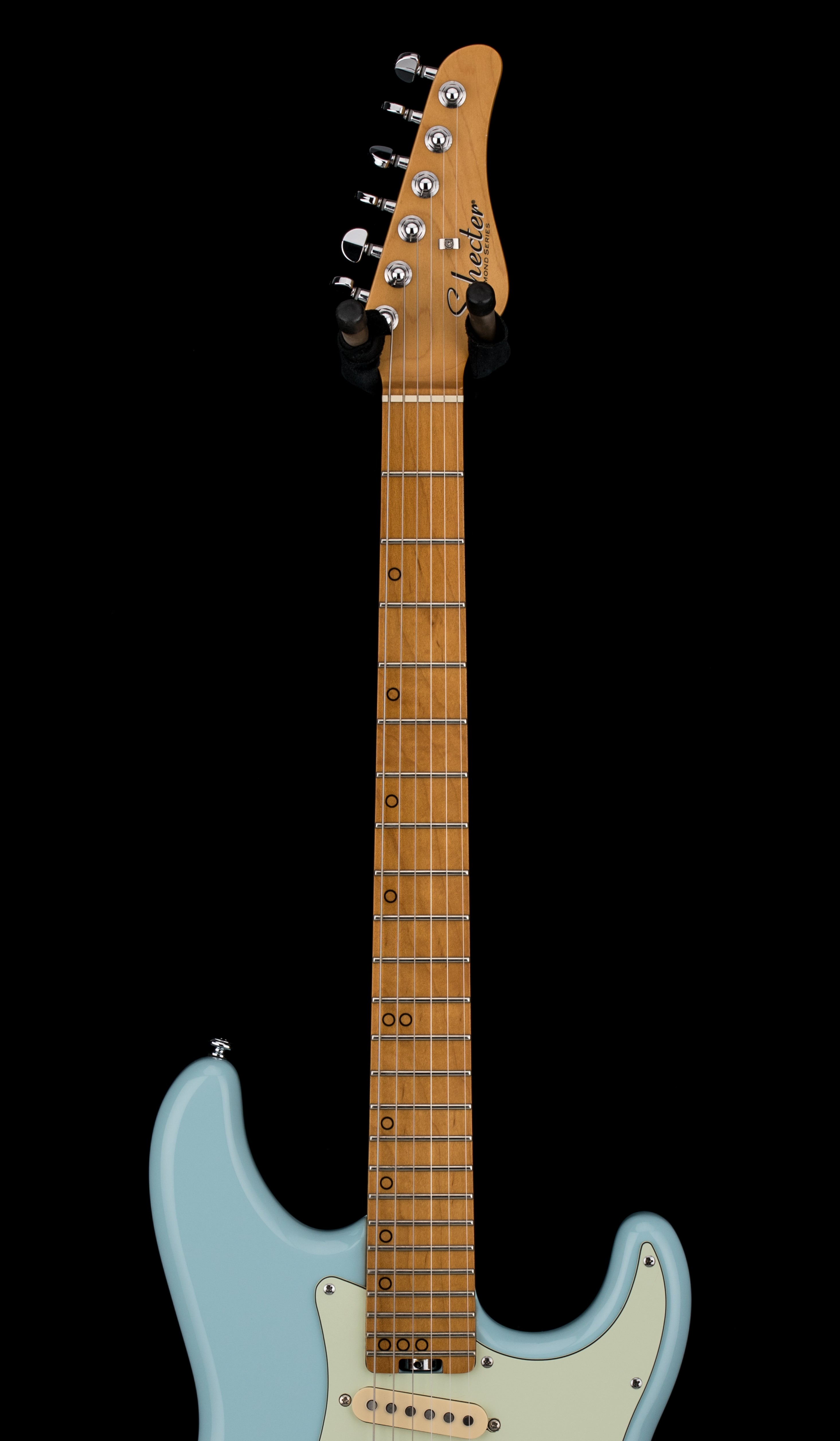 Used Schecter MV-6 (2022) - Super Sonic Blue #20332 with Gig Bag