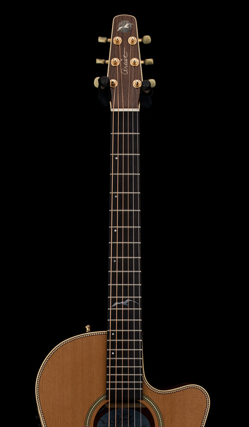 Used Seagull Artist Mosaic CW Folk QII - Natural #00462 with Original Hard Case