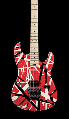 EVH Striped Series Red with Black Stripes #17401