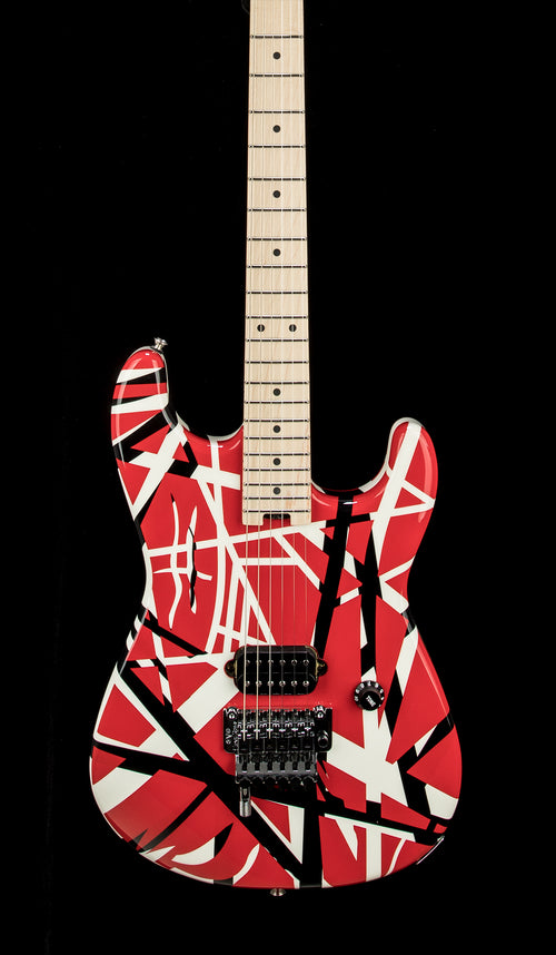 EVH Striped Series Red with Black Stripes #17401