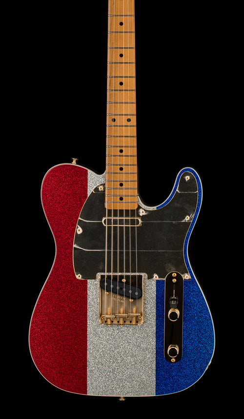 Fender Buck Owens Telecaster - Red, Silver, and Blue Sparkle #57185