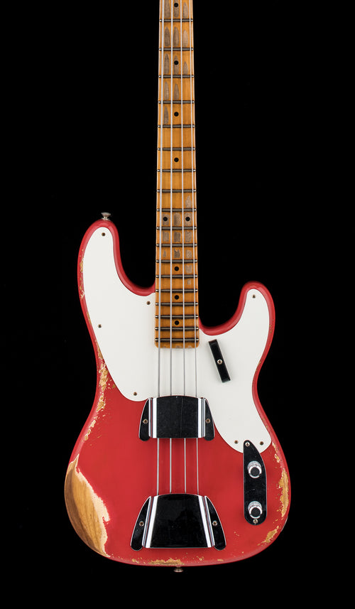 Fender Custom Shop '55 Precision Bass Heavy Relic - Fiesta Red #27946