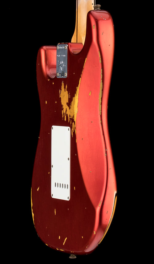 Fender Custom Shop Ltd '56 Stratocaster Heavy Relic - Super Faded Aged Candy Apple Red over 2-Tone Sunburst #61251