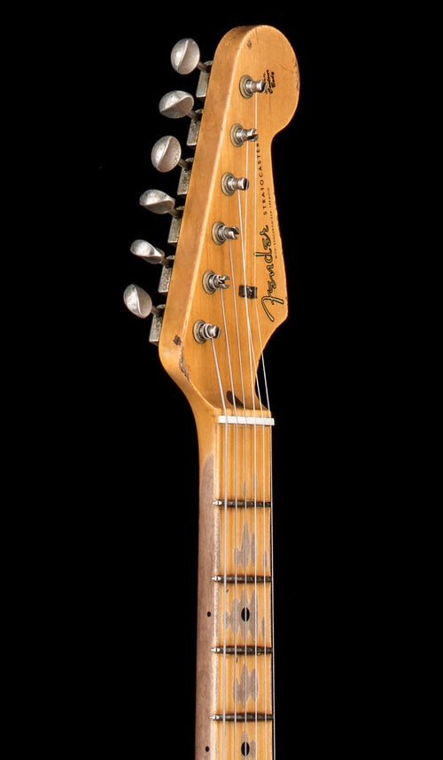 Fender Custom Shop Ltd '56 Stratocaster Heavy Relic - Super Faded Aged Candy Apple Red over 2-Tone Sunburst #61251