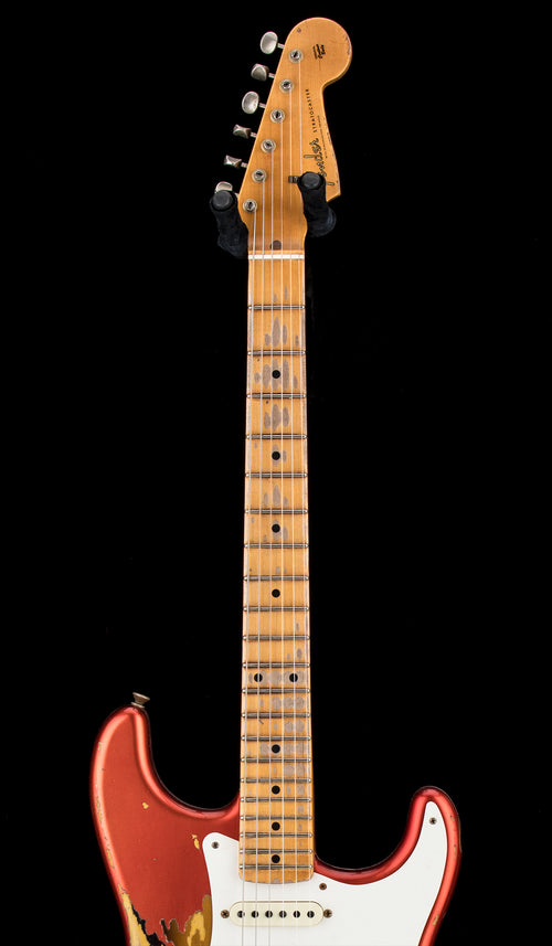 Fender Custom Shop Ltd '56 Stratocaster Heavy Relic - Super Faded Aged Candy Apple Red over 2-Tone Sunburst #61251